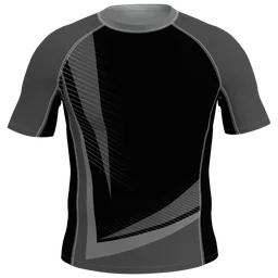 Short Sleeve Rash Guard with Side Panel thumbnail